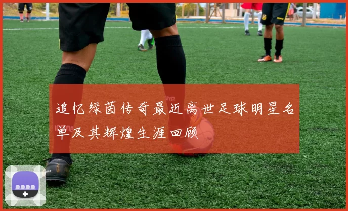 追忆绿茵传奇最近离世足球明星名单及其辉煌生涯回顾